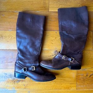 Brown Leather Ralph Lauren Boots